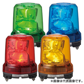 強耐振大型パワーLED回転灯 【受注生産品】RLR-04-G （DC48V/緑）