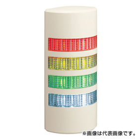 ウォールマウント薄型ＬＥＤ壁面取付け積層信号灯 【通常2～3日で出荷】WEP-402FB-RYGB （AC/DC24V/赤・黄・緑・青/4段式）