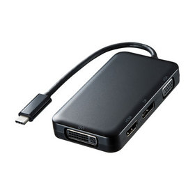 USBTypeC-HDMI/VGA/DVI/DisplayPort変換アダプタ [AD-ALCHVDVDP] (AD-ALCHVDVDP)