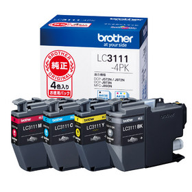 インクカートリッジ（メーカー純正品） お徳用4色パック (LC3111-4PK)