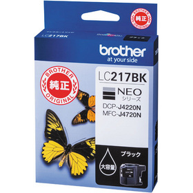 インクカートリッジ（メーカー純正品） 黒（ブラック）/大容量タイプ (LC217BK)