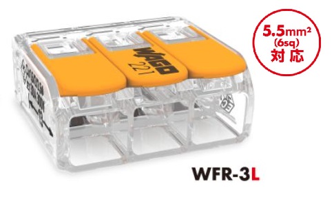 ワゴ Wago ワンタッチコネクタ Wfr 3l 30個入 問屋直販 スマイル本舗 電気材料 工具など幅広い商品を豊富に取り揃え