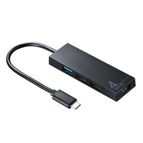 USBTypeCコンボハブ（4ポート） [USB-3TCH7BK] (USB-3TCH7BK)