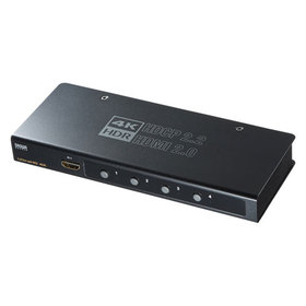 4K・HDR・HDCP2.2対応HDMI切替器（4入力・1出力） [SW-HDR41H] (SW-HDR41H)