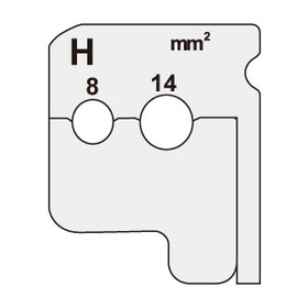 ワイヤーストリッパー替刃 [DIV-814KP] (DIV-814KP)