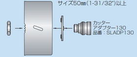 エスロック　シャンクシステム カッターアダプター 130