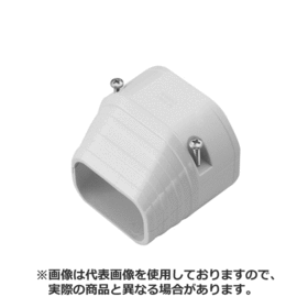 スリムダクトＬＤ端末カバー　ホワイト スリムダクトＬＤ端末カバー　ホワイト (LDEN-70-W)