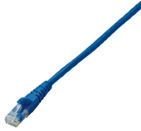 ネットワークパッチケーブル カテゴリー6　ブルー　1m