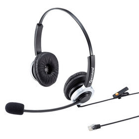 電話用ヘッドセット（両耳タイプ） 電話用ヘッドセット（両耳タイプ） (MM-HSRJ01)