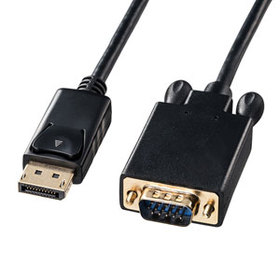 DisplayPort-VGA変換ケーブル　3m DisplayPort-VGA変換ケーブル　3m (KC-DPVA30)