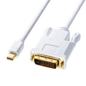 ミニDisplayPort-DVI変換ケーブル　2m ミニDisplayPort-DVI変換ケーブル　2m
