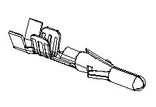 4.8mmピッチ 電線対基盤用 ターミナル （バラ端子） 5006TL （100個入/袋） (5006TL)