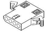 3.68mmピッチ 1625ミニチュア リセプタクルプラグハウジング 1625-4R （10個入/袋）