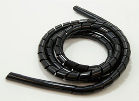 スパイラルチューブ 黒・φ3～7×4.2m