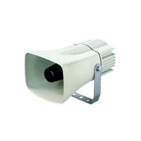 中型電子音警報器 ホワイトグレー（AC110V/AC220V）