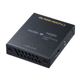 4K/HDR対応HDMI信号オーディオ分離器（光デジタル/アナログ対応） [VGA-CVHD8]