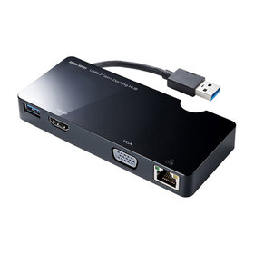 USB3.2 Gen1モバイル ドッキングステーション [USB-3H131BK] (USB-3H131BK)