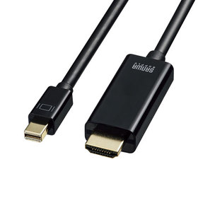 ミニDisplayPort-HDMI変換ケーブル　HDR対応 1m [KC-MDPHDRA10] (KC-MDPHDRA10)