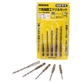 六角軸鉄工ドリル φ2.0～4.0mm（5本セット）