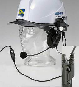 ジ止め式防水コネクターハンディシリーズ共用 ヘルメット用ヘッドセット (EME-40A)
