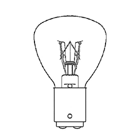 白熱電球 【通常2～3日】RP35/BA15D 120V40W  （1個入）