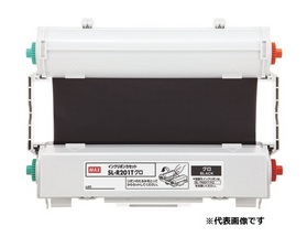 CPM-200専用詰め替え式インクリボン(カセット付き) SL-R203Tアカ