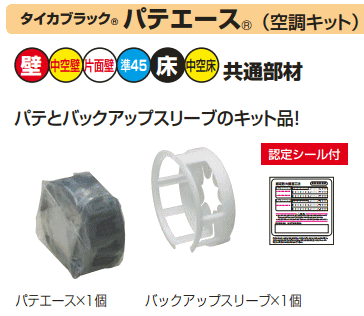 未来工業 防火部材 パテエース（空調キット） | 問屋直販