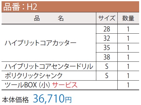 ミヤナガ コア給水キットH ハイブリットコア(SDSシャンク) | 問屋 ...