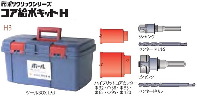 ミヤナガ PE-2R コア3兄弟BOXキット - 電動工具