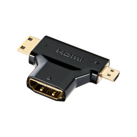 HDMI変換アダプタミニ＆マイクロHDMI AD-HD11MMC (AD-HD11MMC)