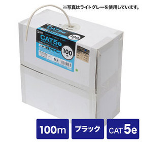 カテゴリ5ｅUTP単線ケーブルのみ KB-T5-CB100BKN (KB-T5-CB100BKN)