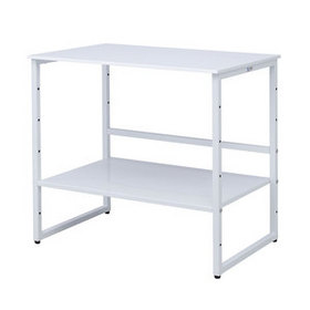 【メーカー直送品】 スチール製机上プリンターラック MR-68WN (MR-68WN)