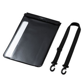 タブレット防水防塵ケース （スタンド付き・ショルダーベルト付き・12.9インチ） (PDA-TABWPST12)