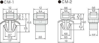 ヘラマンタイトン コンベア用プッシュマウント （標準グレード） CM-2 