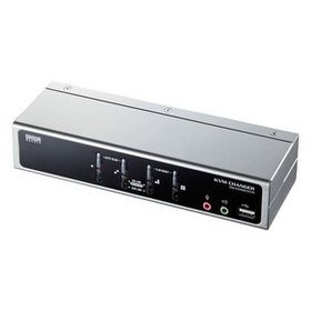 USB・PS/2コンソール両対応パソコン自動切替器 （4：1） (SW-KVM4HVCN)