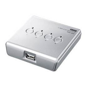 USB2.0手動切替器 （4回路) (SW-US24N)