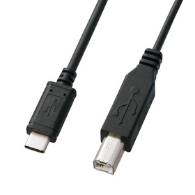 USB2.0 TypeC - Bケーブル [KU-CB10]