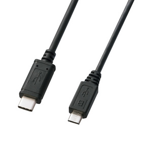 USB2.0 TypeC - microBケーブル [KU-CMCBP310]