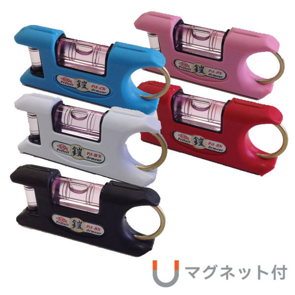 KOD（アカツキ製作所） ポケット水平器 プロテクトアーマー ピンク