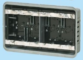鋼製カバー付スライドボックス（センター磁石無） [SBG-4FO]