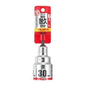 ソケット 耐久ソケットシングル 30mm 6角 (TSK-T30-6K)