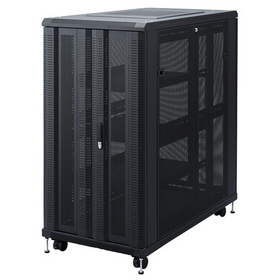 【メーカー直送品・代引不可】 観音扉19インチマウントサーバーラック(24U) [CP-SVCKAN24U]