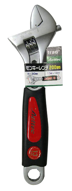 trad Acttec モンキーレンチ 200mm Acttec モンキーレンチ 200mm | 問屋直販【スマイル本舗】電気材料・工具 など幅広い商品を豊富に取り揃え